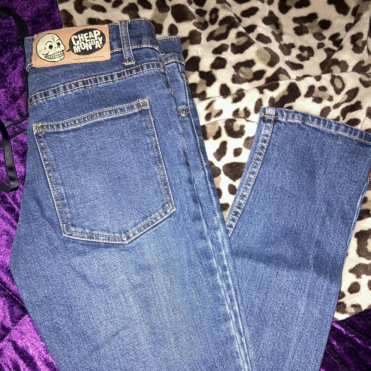 Cheap Monday straight skinny Jeans , with nice... Depop