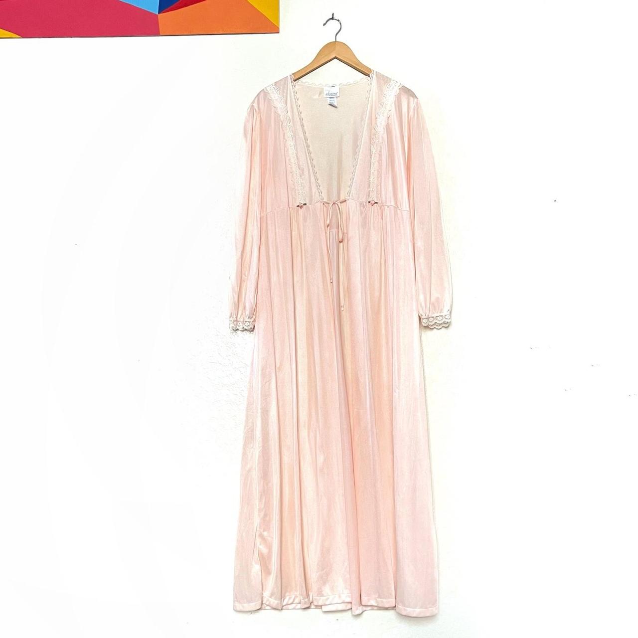Vintage Adonna slip negligee nightgown robe dress,... - Depop