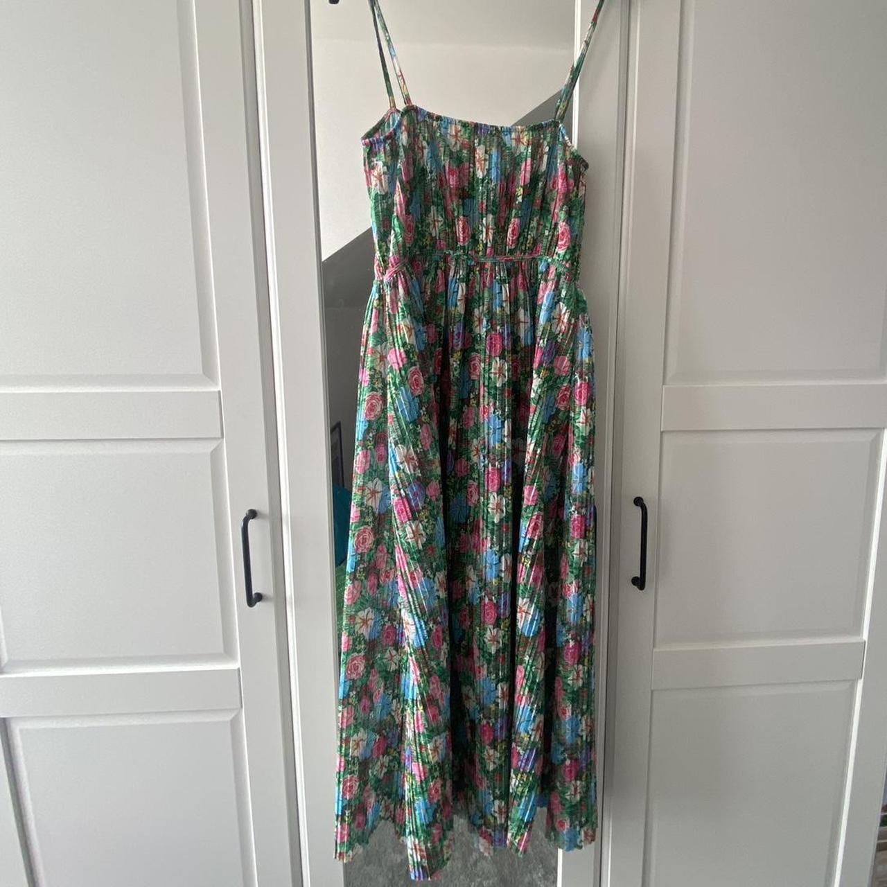 Apc madras tiered floral dress best sale