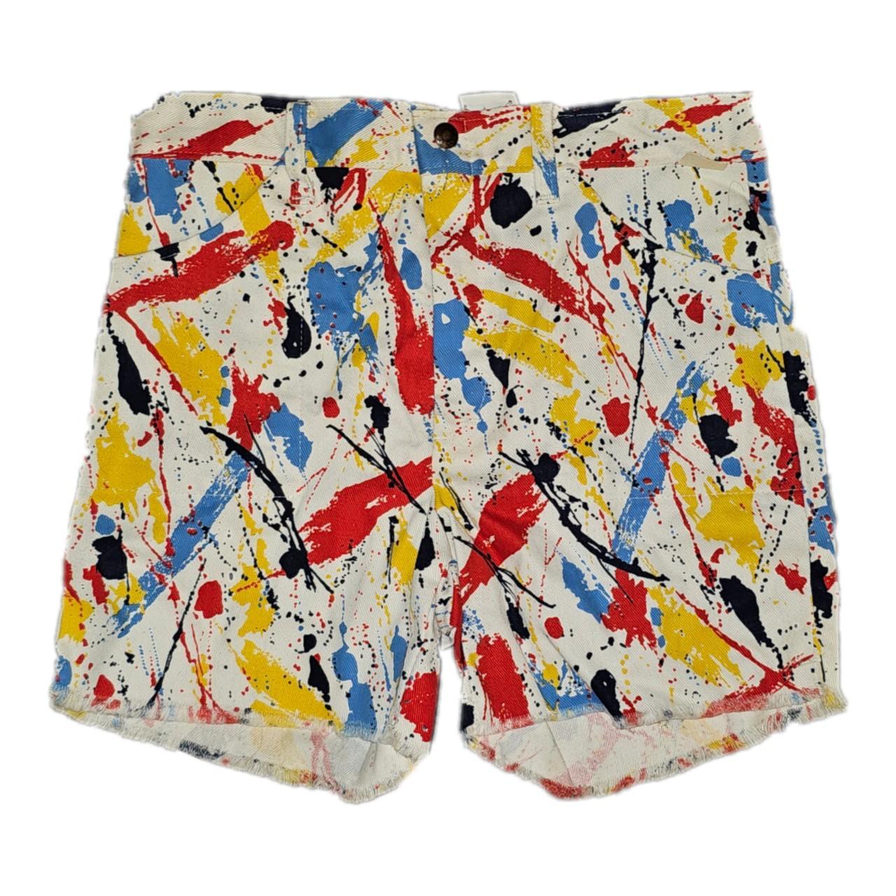 Paint splatter shorts! Perfect statement shorts for... Depop