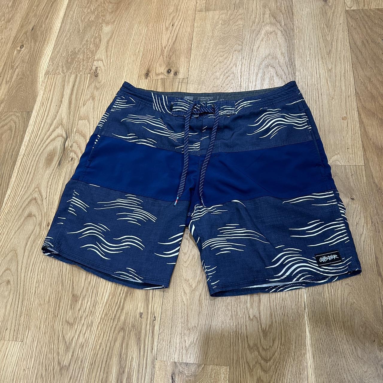 Quiksilver Men's Blue Shorts Depop