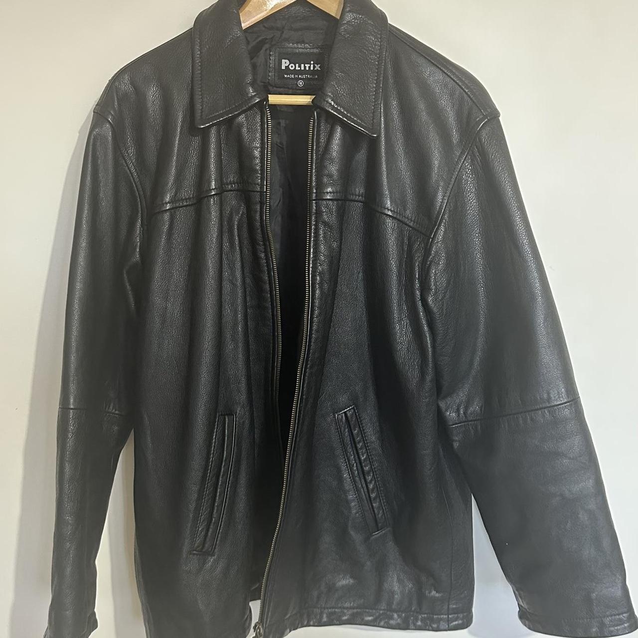 Outbrook mens clearance leather jacket