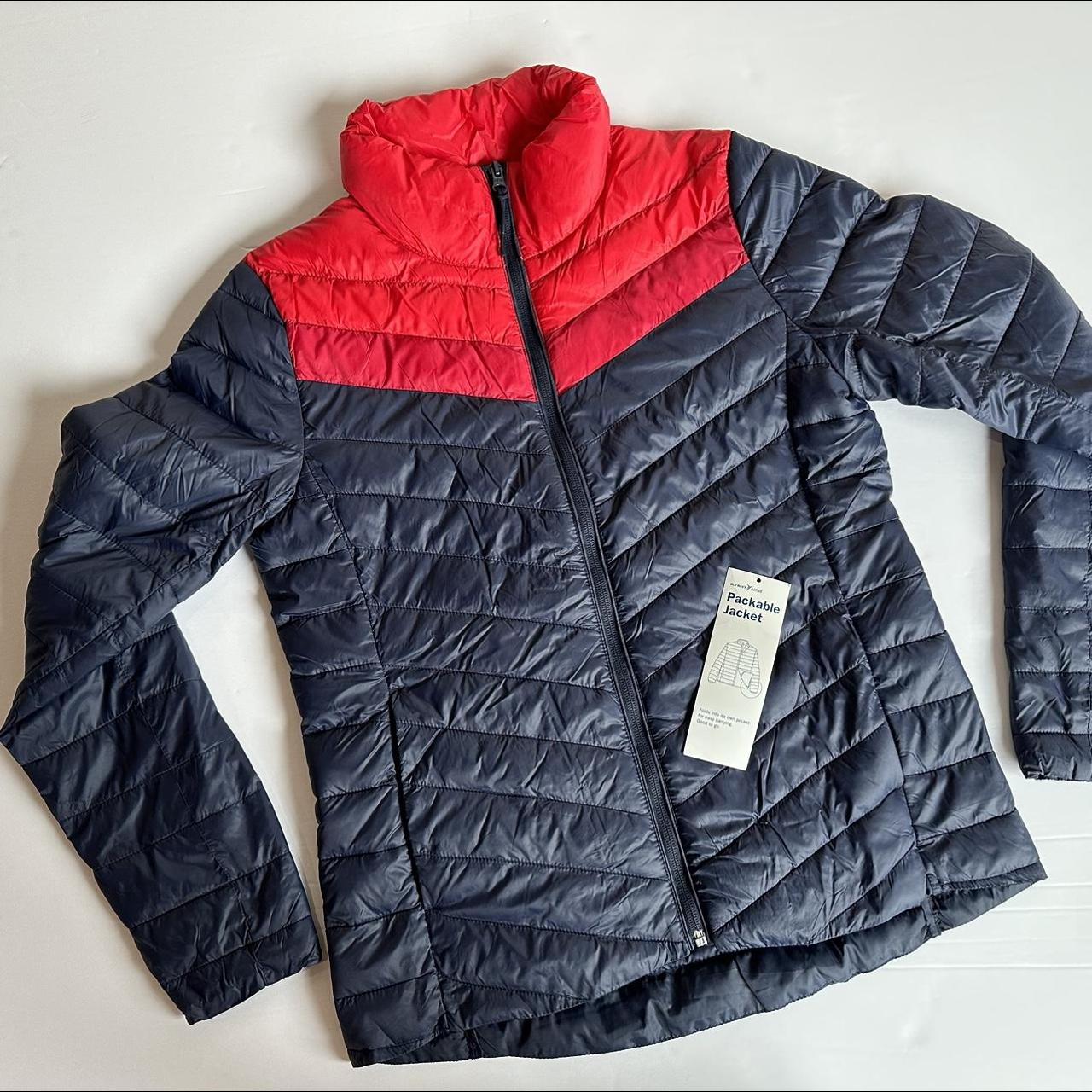 Old Navy Packable Pocket Puffer Chevron Ski Jacket