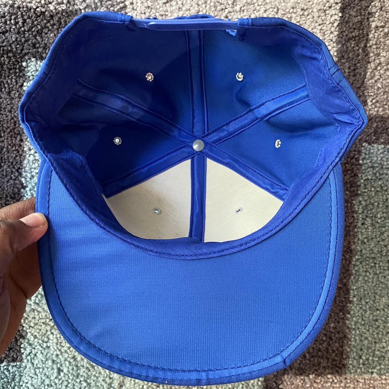 American Vintage Men's Blue and Yellow Hat | Depop