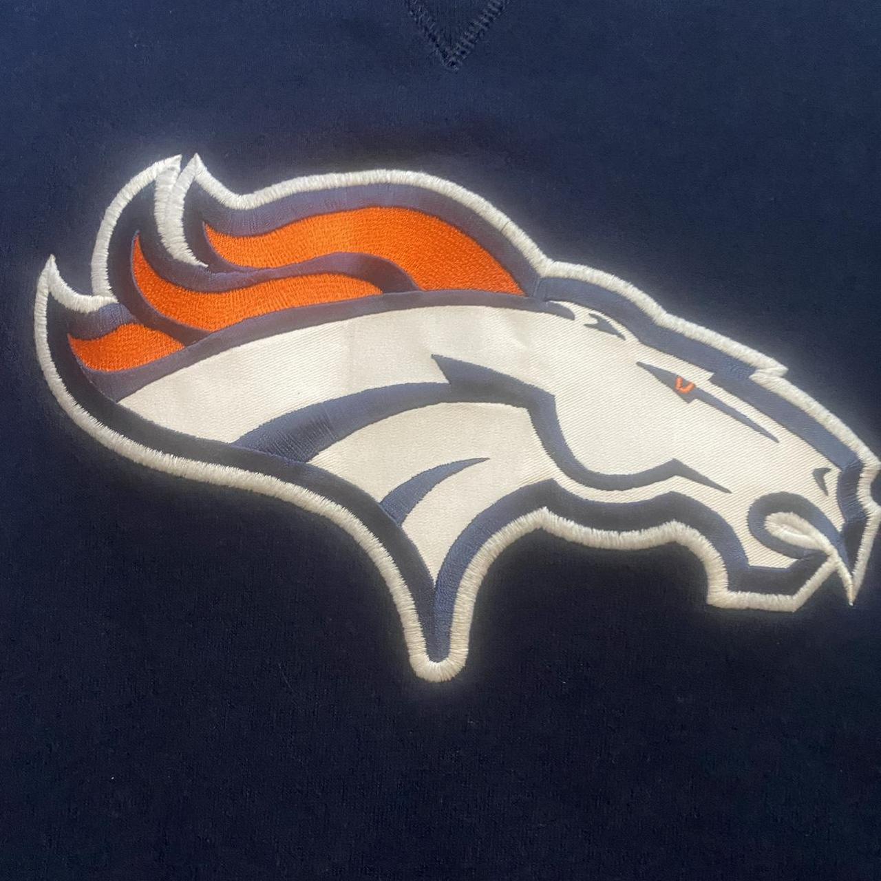 Vintage Denver Broncos sweatshirt 23 width 23 - Depop