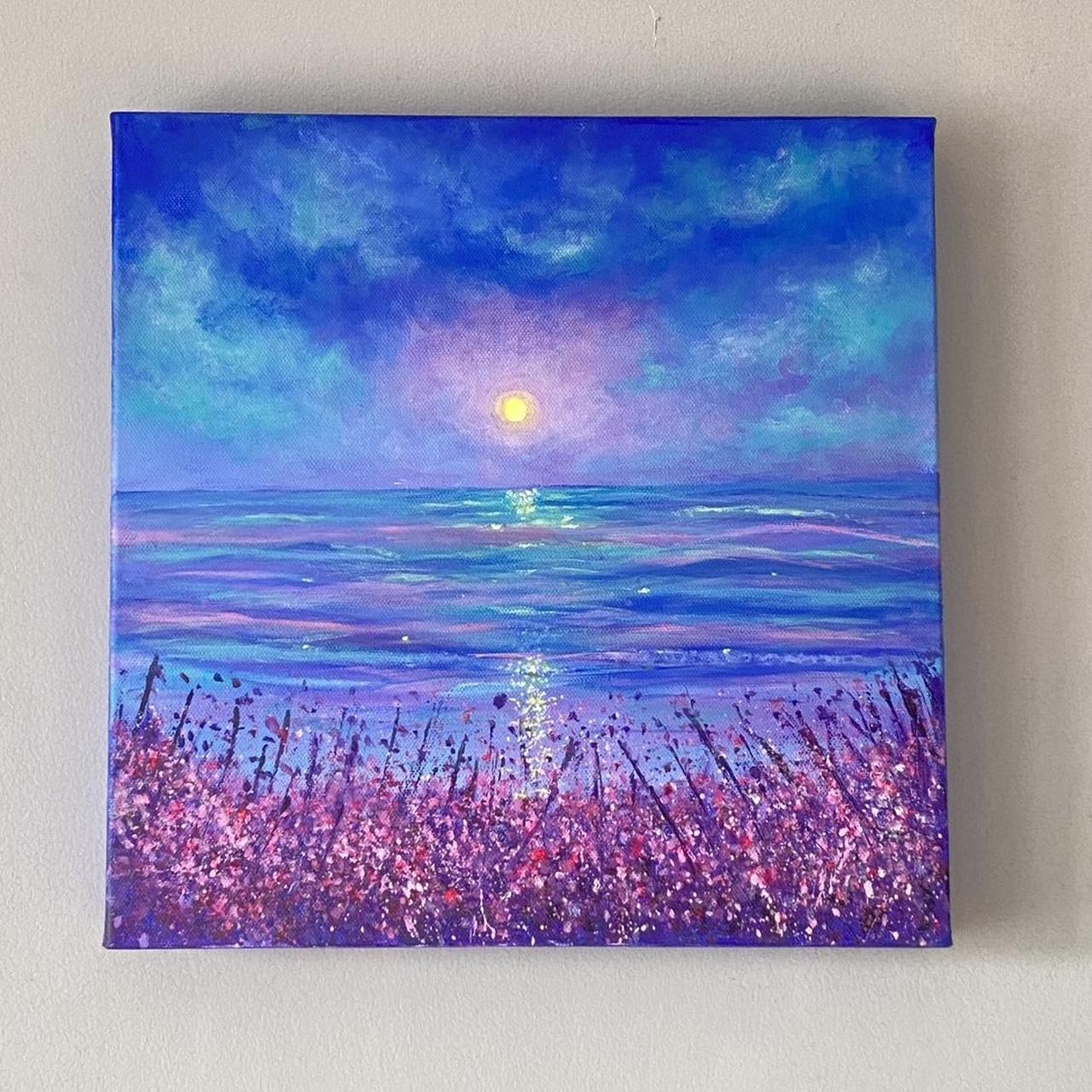 Acrylic painting Hand Painted Original Landscape... Depop