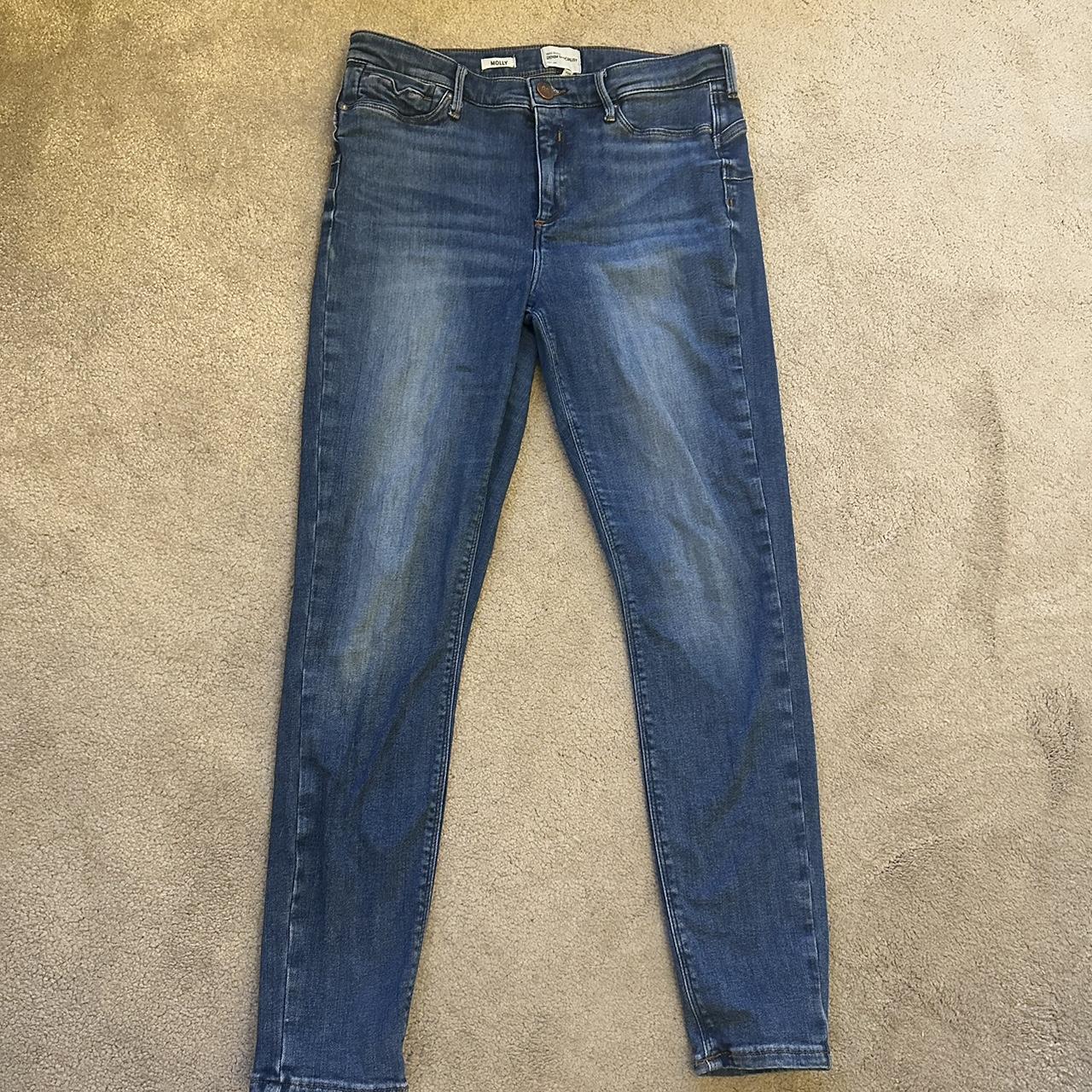 River Island Molly Skinny Jeans in Blue