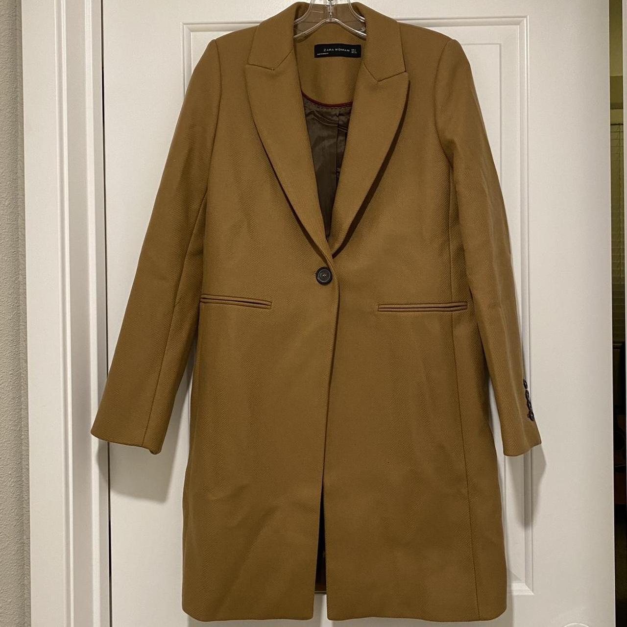 Masculine coat clearance zara camel