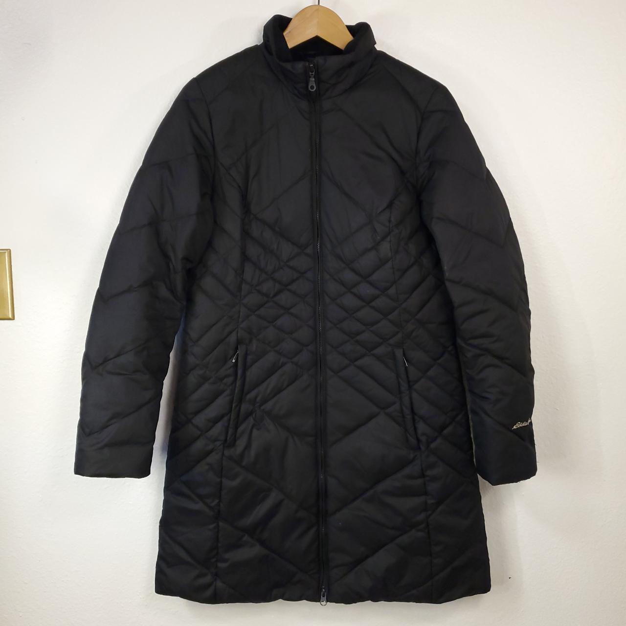 Eddie Bauer Women's Black Coat | Depop