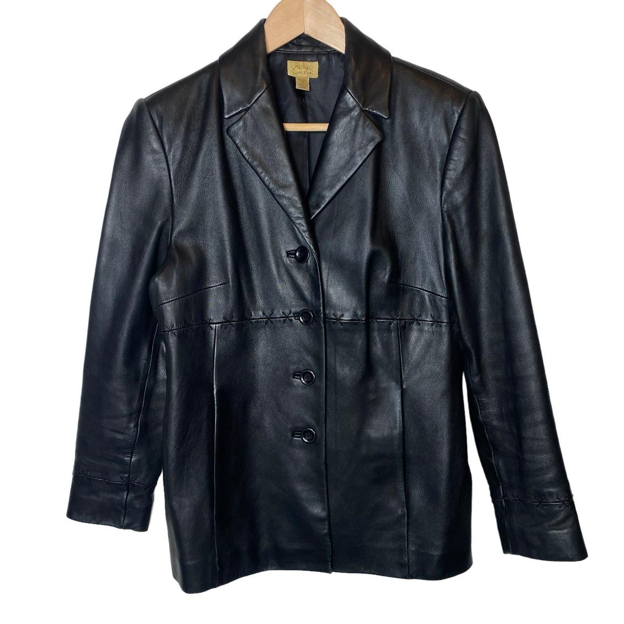 caslon leather jacket