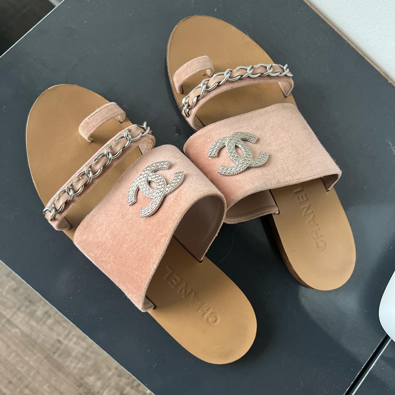 Chanel discount mule sandals