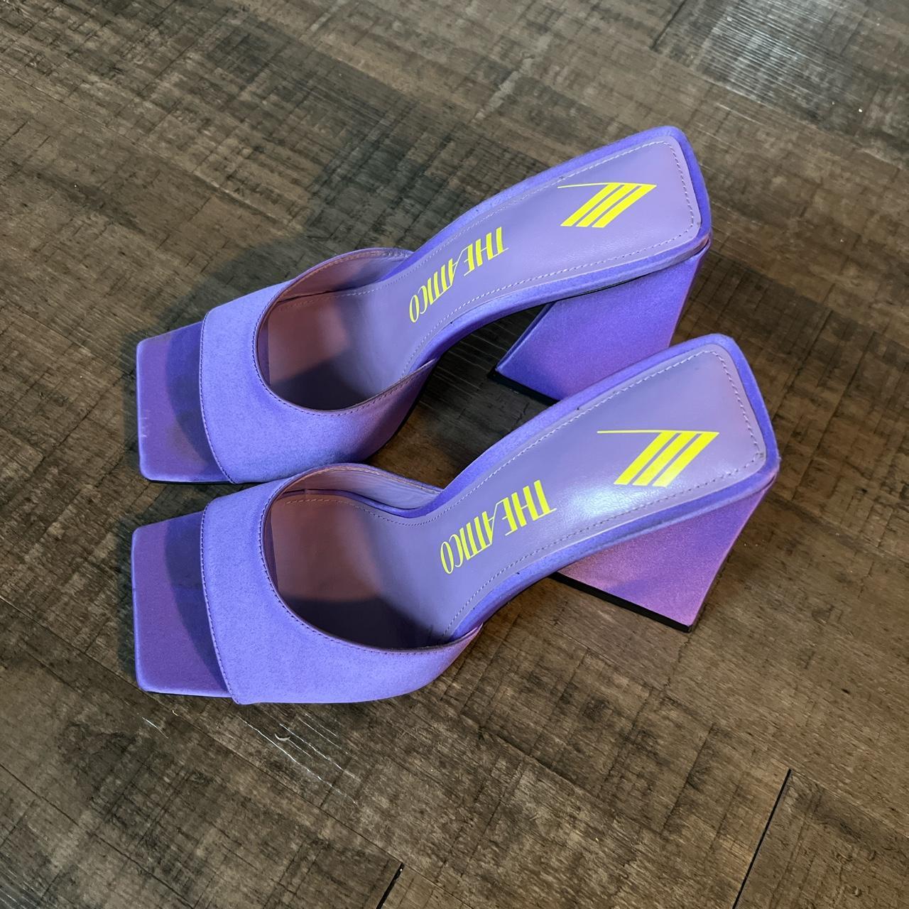 Purple The Attico Heels Size 39 - Depop