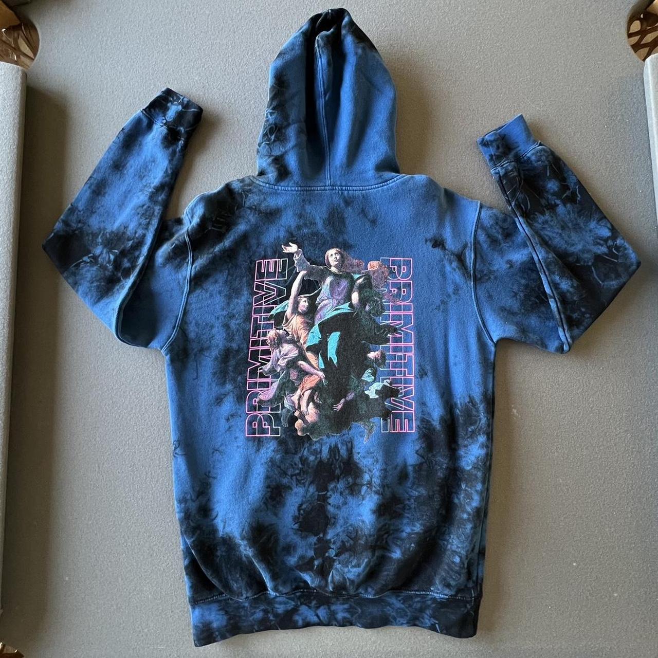 Blue top primitive hoodie