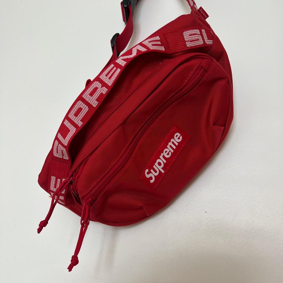 Supreme ss18 red waist on sale bag