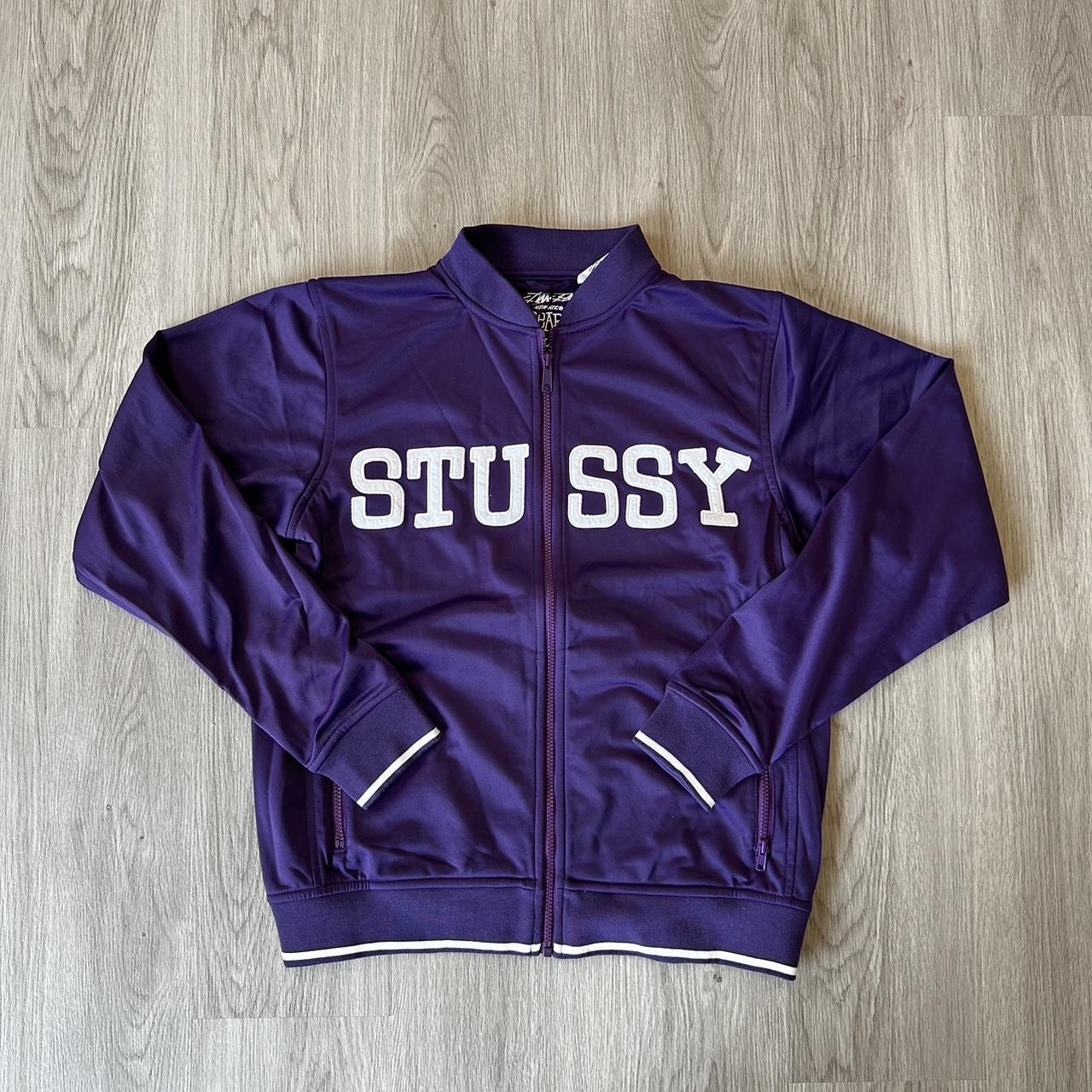 Purple stussy jumper Clearance