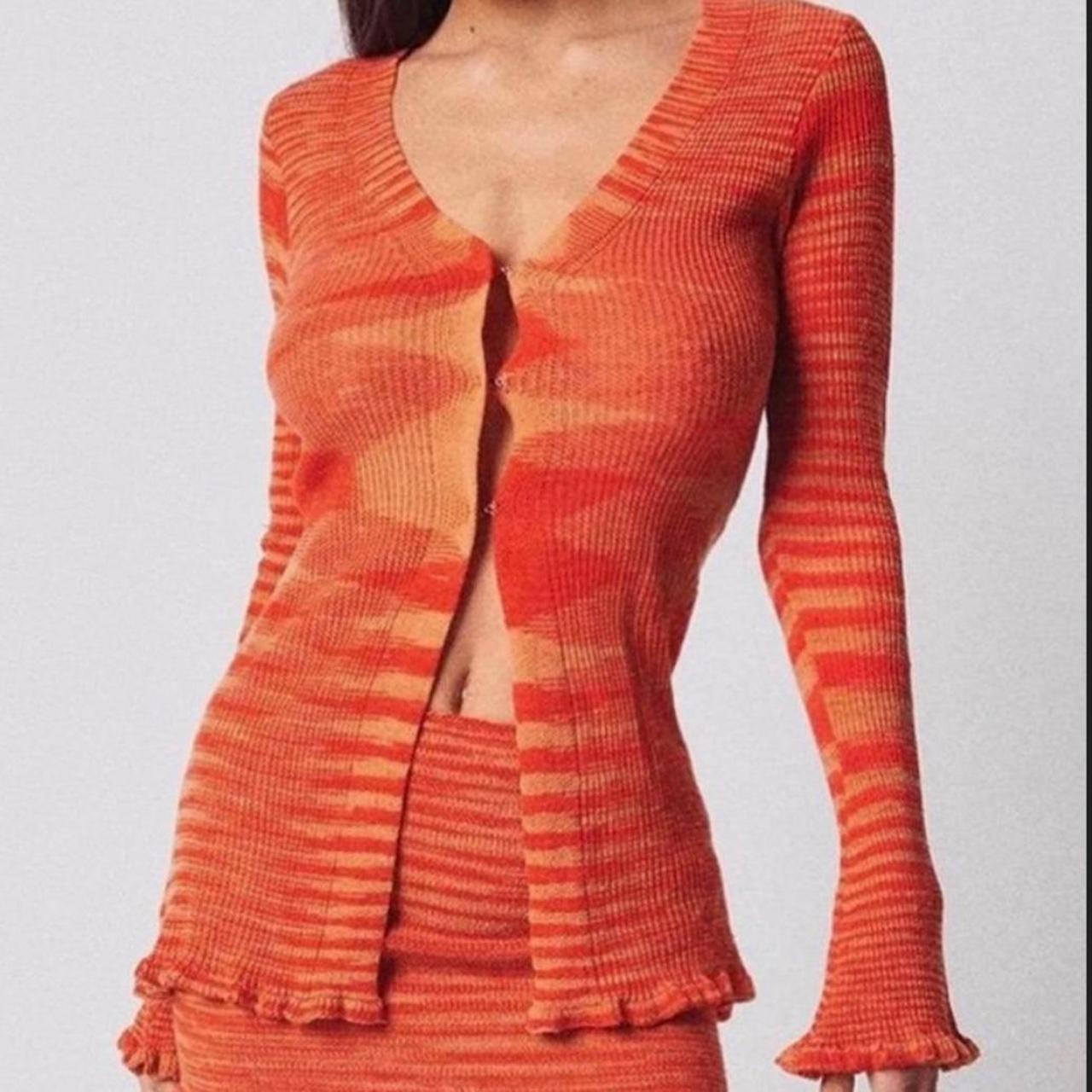 Tiger Mist Women's Cardigan - Orange/Red - S – ti… - image 5