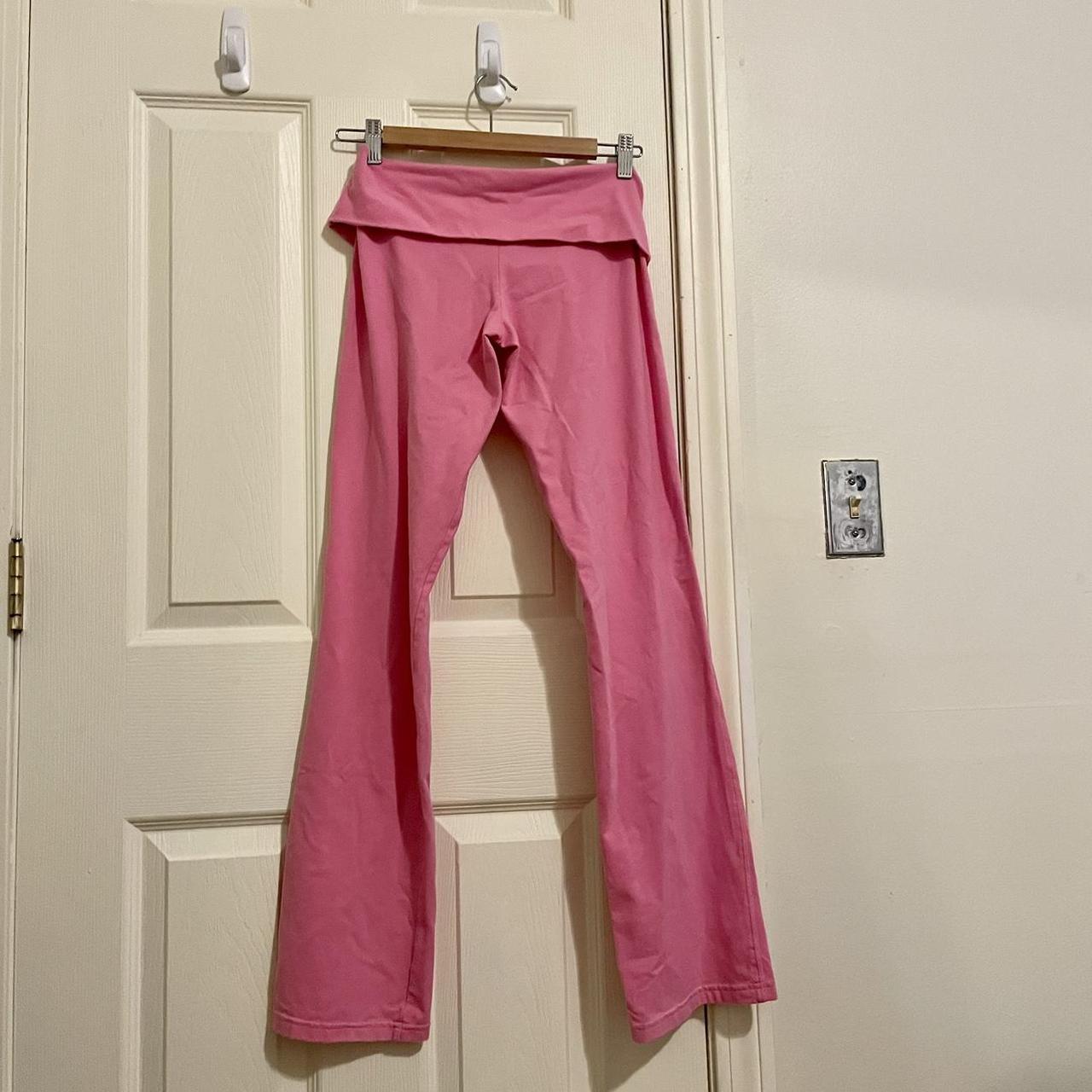PINK - Victoria's Secret Fold Over Yoga Pants Size M - $12 - From Lici