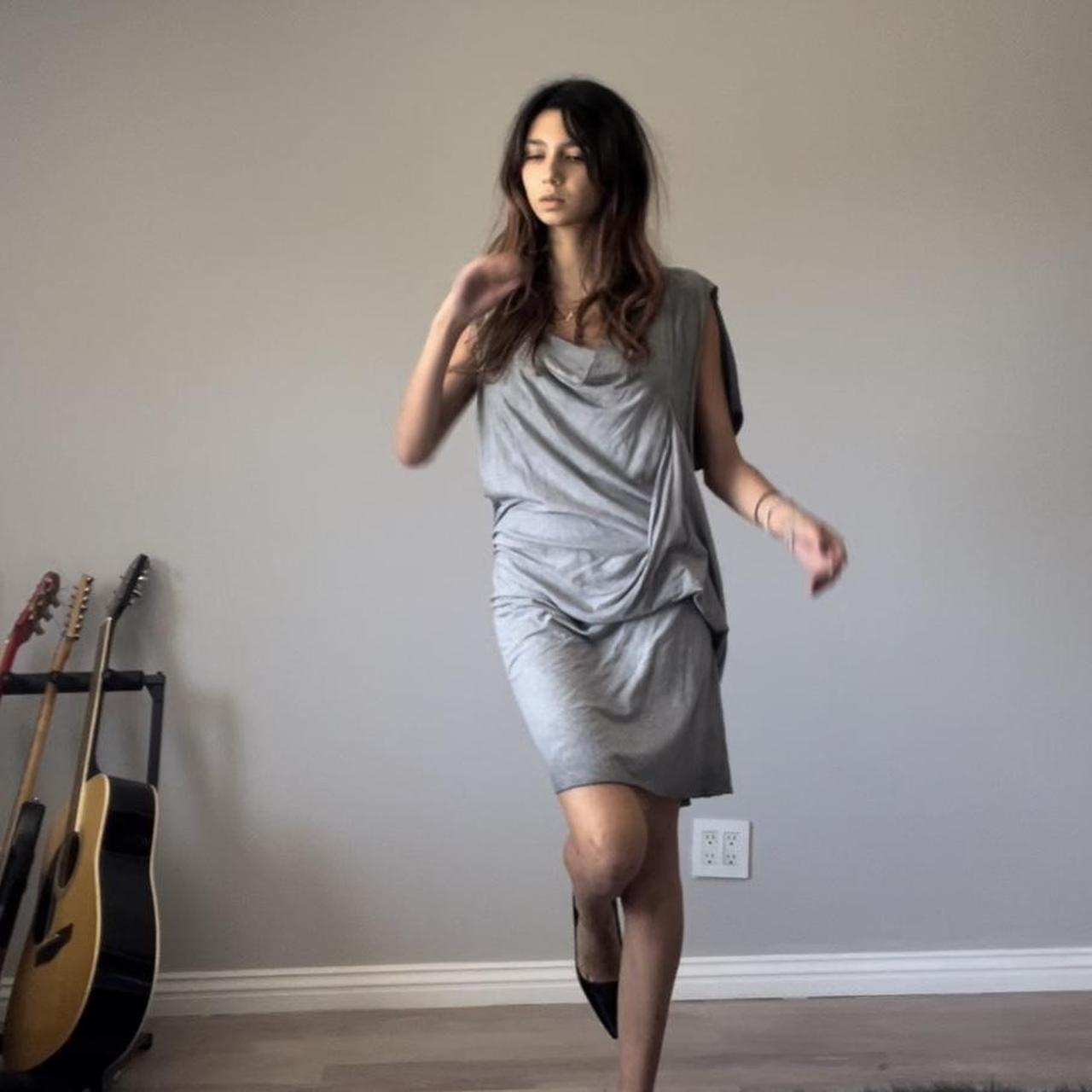 All saints grey dress best sale