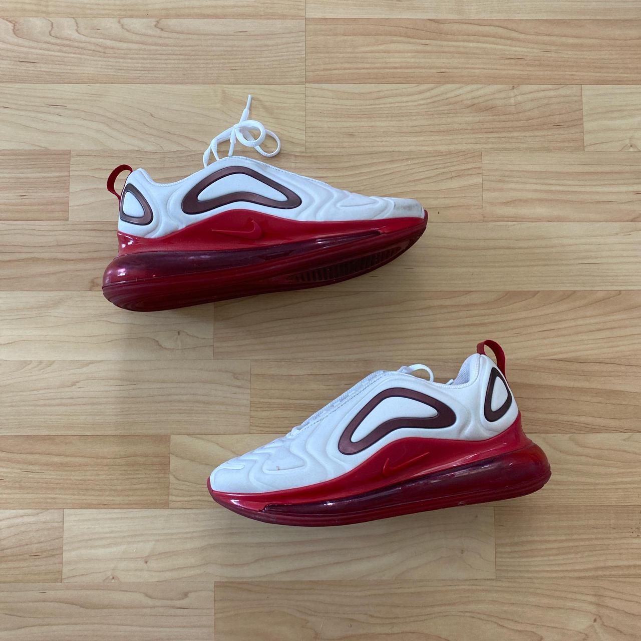 nike air max 720 white hyper crimson