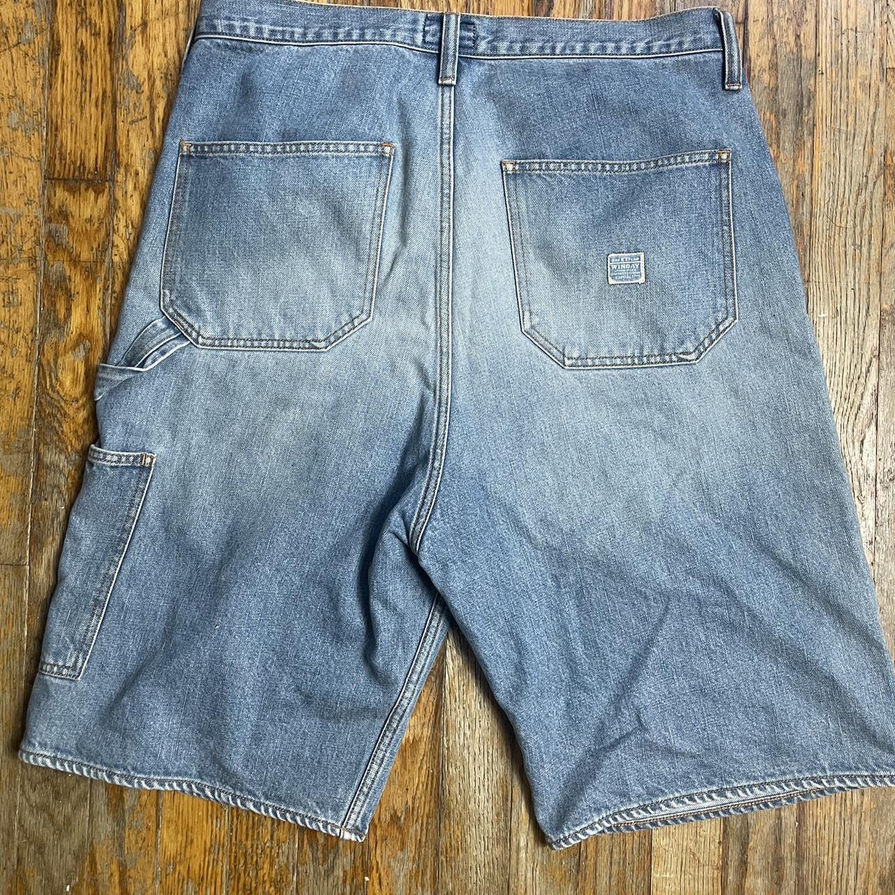 最終出品 早い者勝ち 確実正規品 kapital studs shorts 34 KAPITAL】STUDS REMAKE DENIM SHORTS 34 - メルカリ