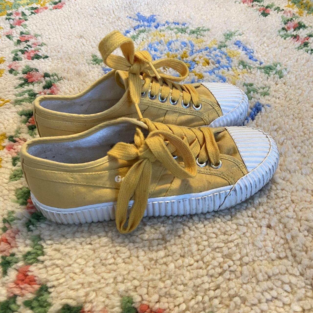 gola yellow trainers