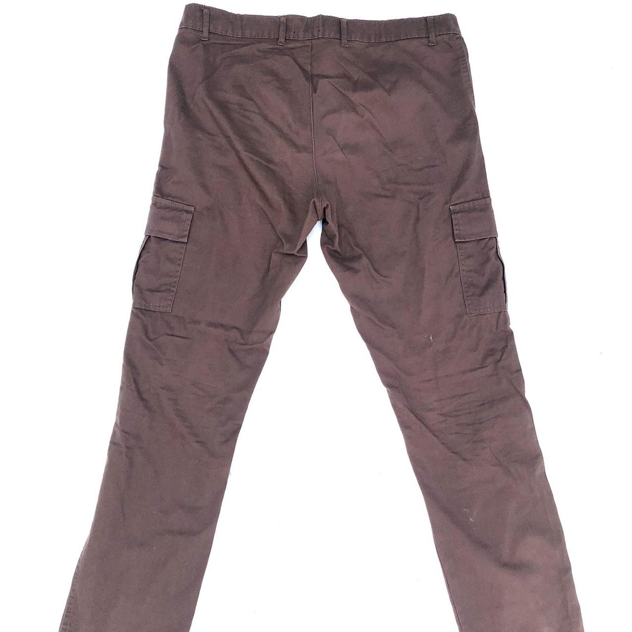 Brown cargo trousers Boohoo man size medium (see... Depop