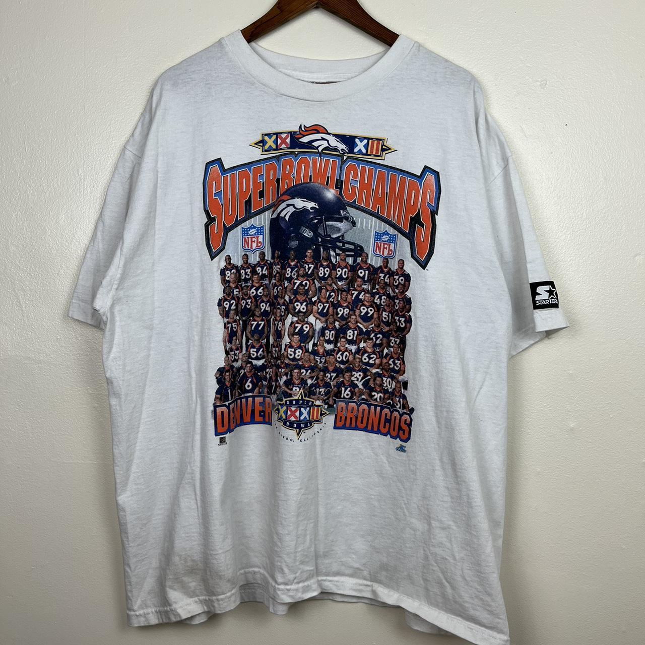 Vintage Starter 1998 NFL Super Bowl Champions T - Depop