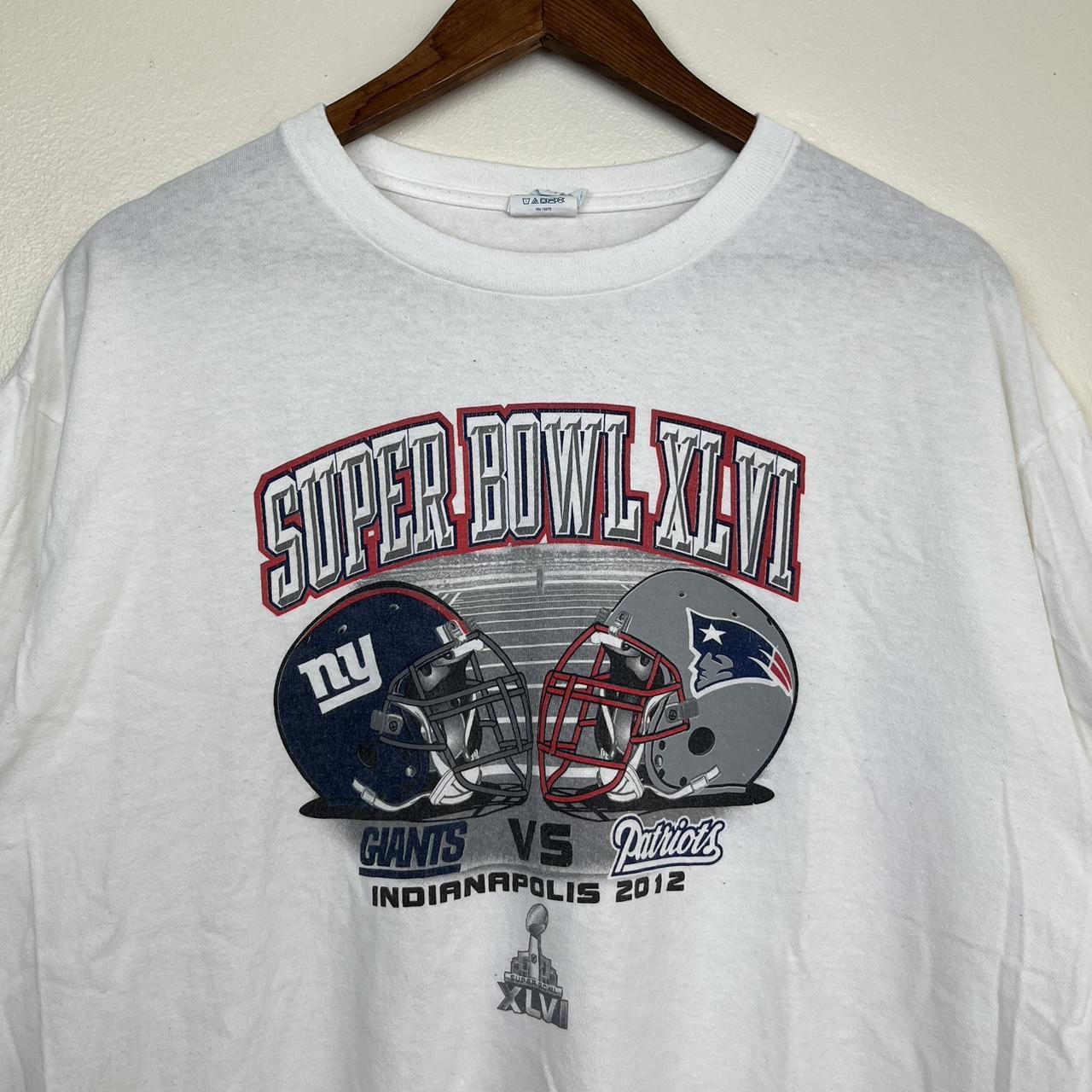 Vintage New York Giants shirt, NFL Superbowl grey graphic tee - AU