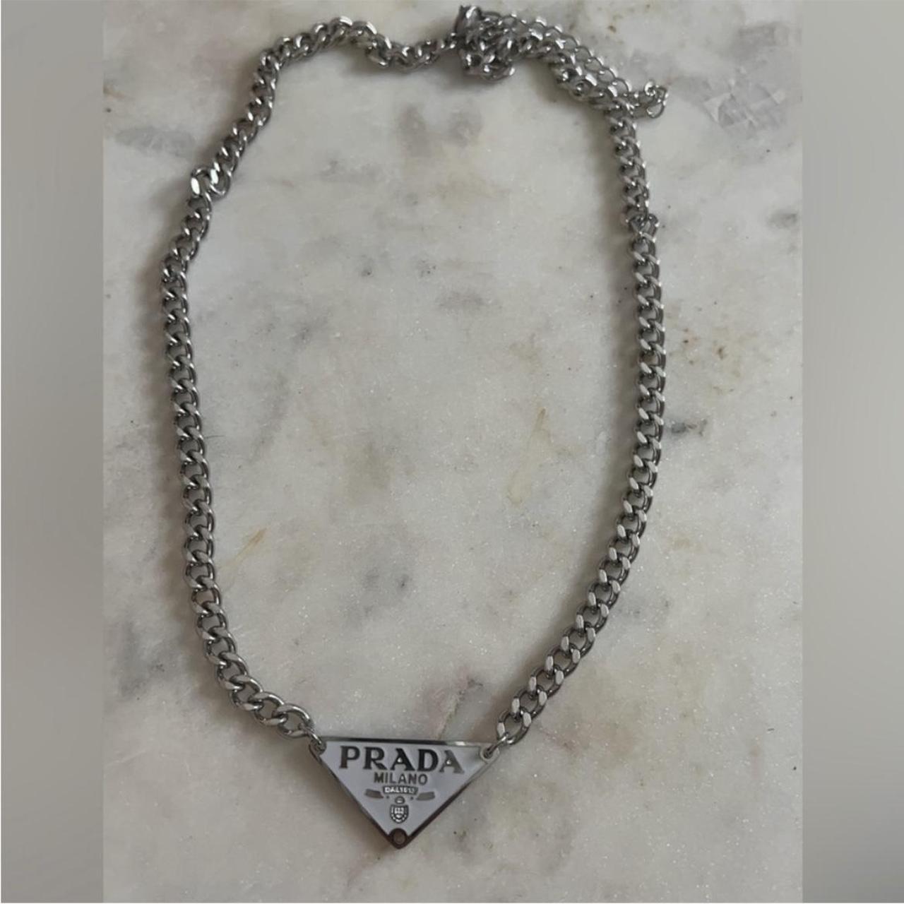 PRADA Vintage Gold Pendant Necklace – Reluxe Vintage