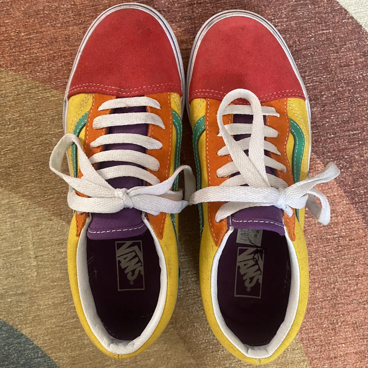 Women's multicolor cheap vans