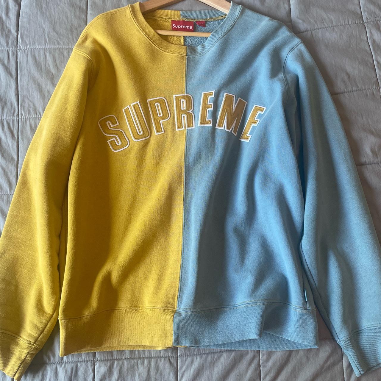 Supreme yellow outlet sweater