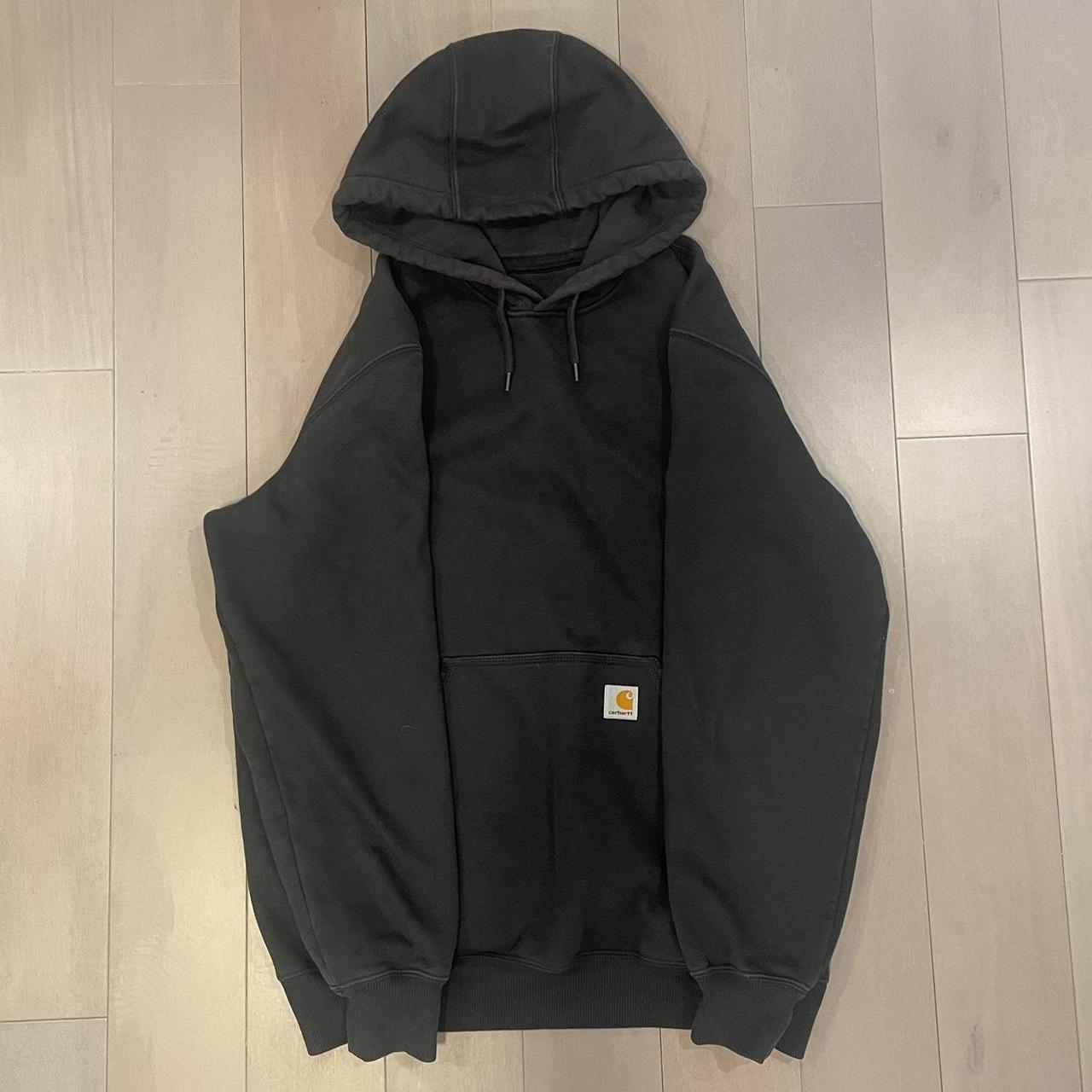 Carhartt Women's Black Hoodie Depop