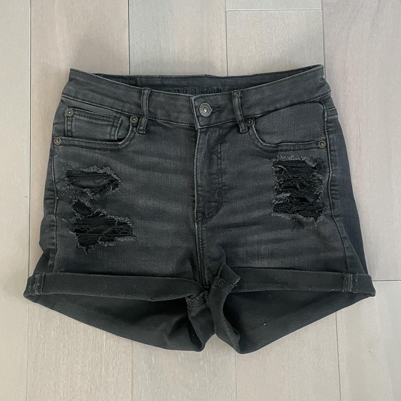 black american eagle shorts size 2 super cute... Depop
