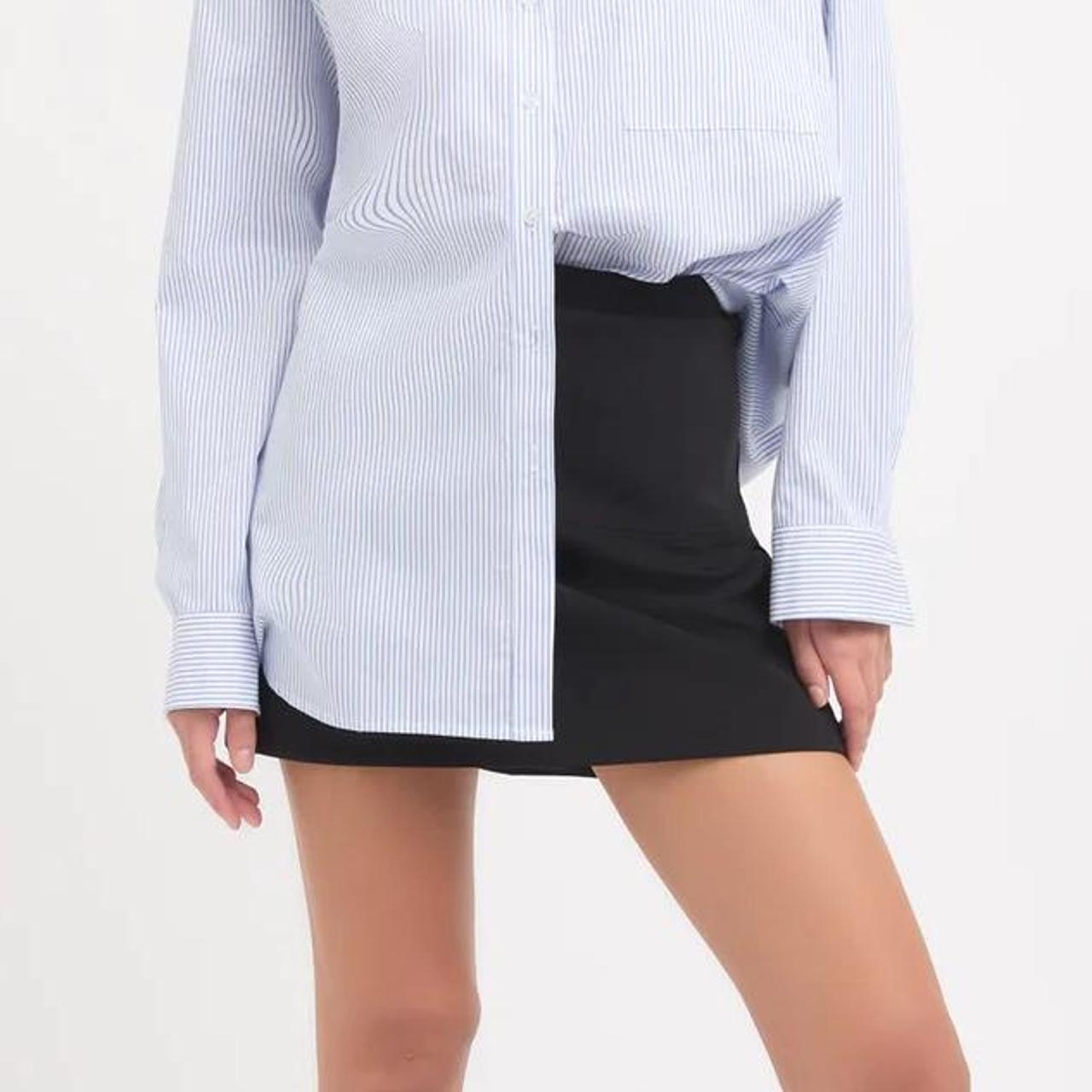 Kookai Lux Mini Skirt Black Size 36 (8) Excellent... Depop