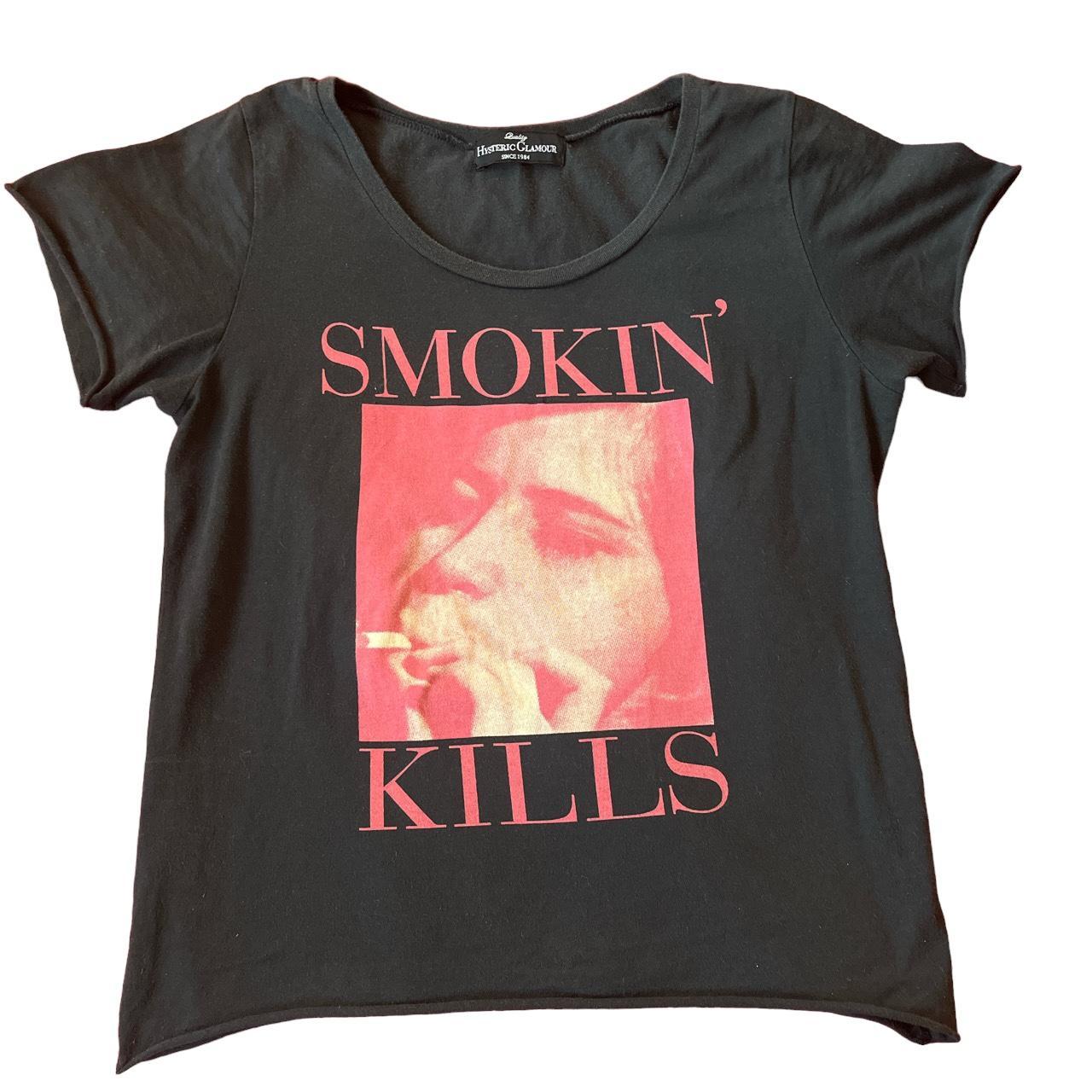 Hysteric Glamour vintage Smokin’ Kills graphic tee....