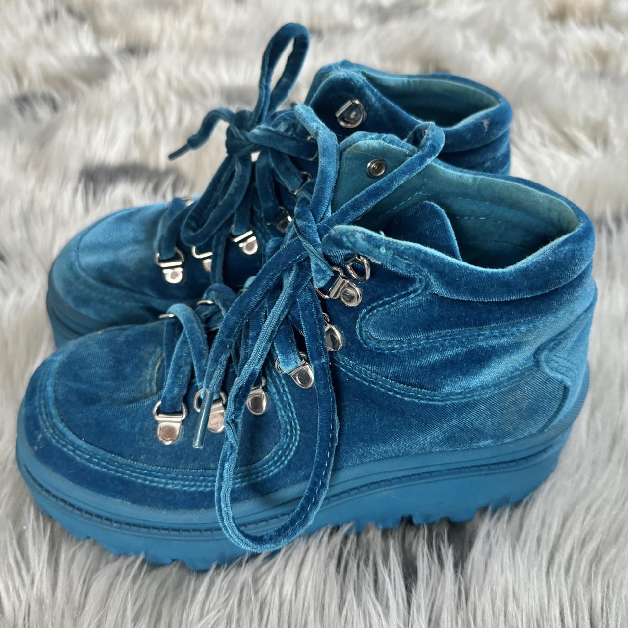 Jeffrey Campbell Top Peak 3 Hiker Boot Blue. Depop