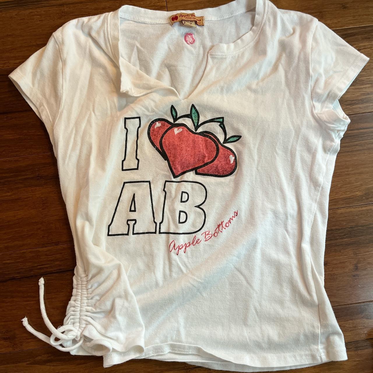 Apple Bottoms Women's White and Red Shirt