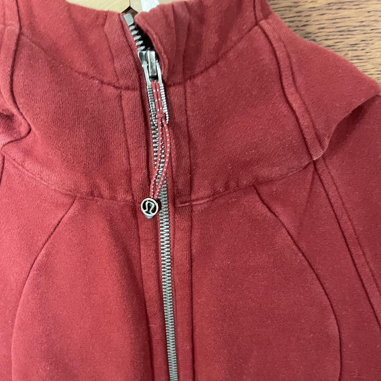 Lululemon vintage maroon scuba jacket Super comfy... - Depop