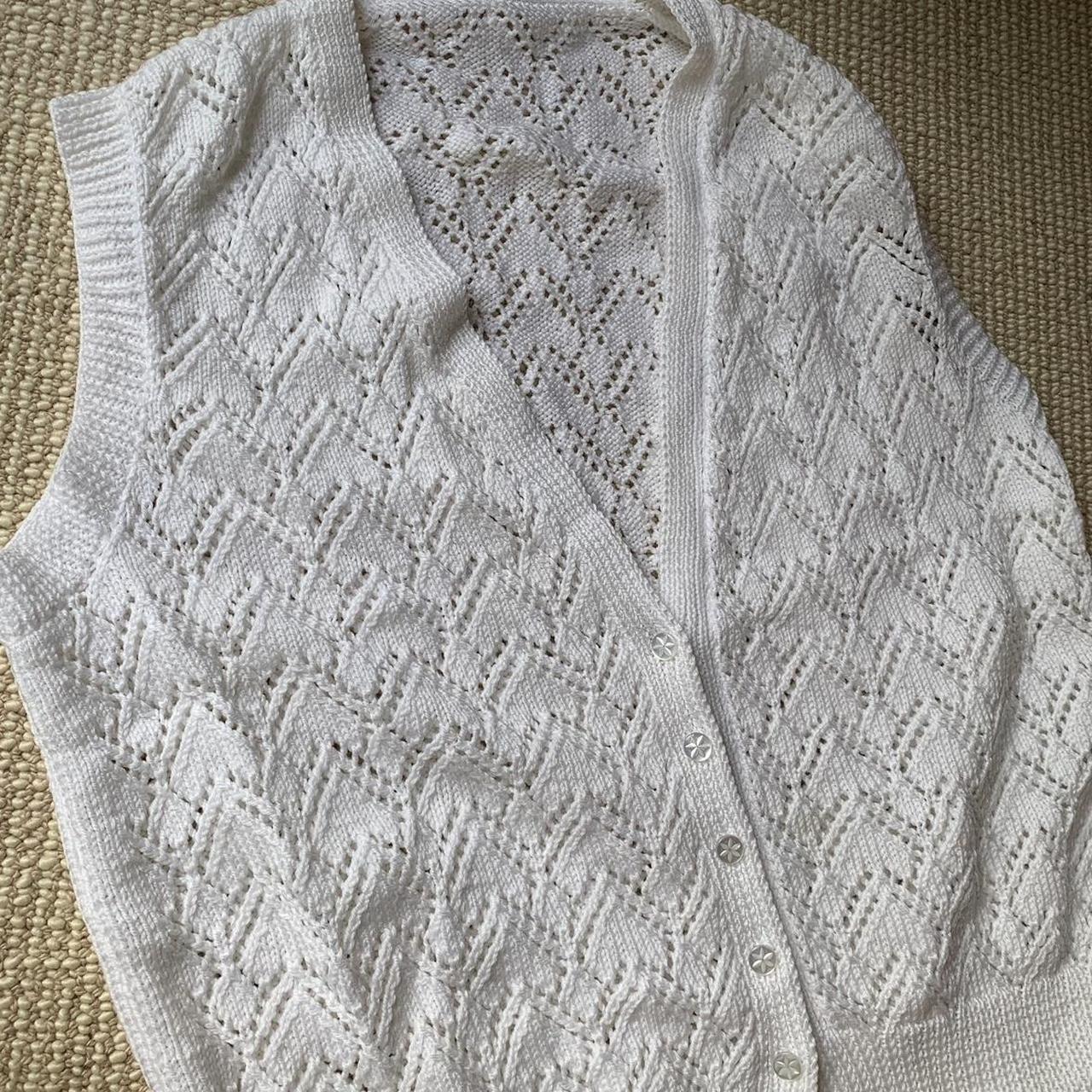 Women's White Vest | Depop