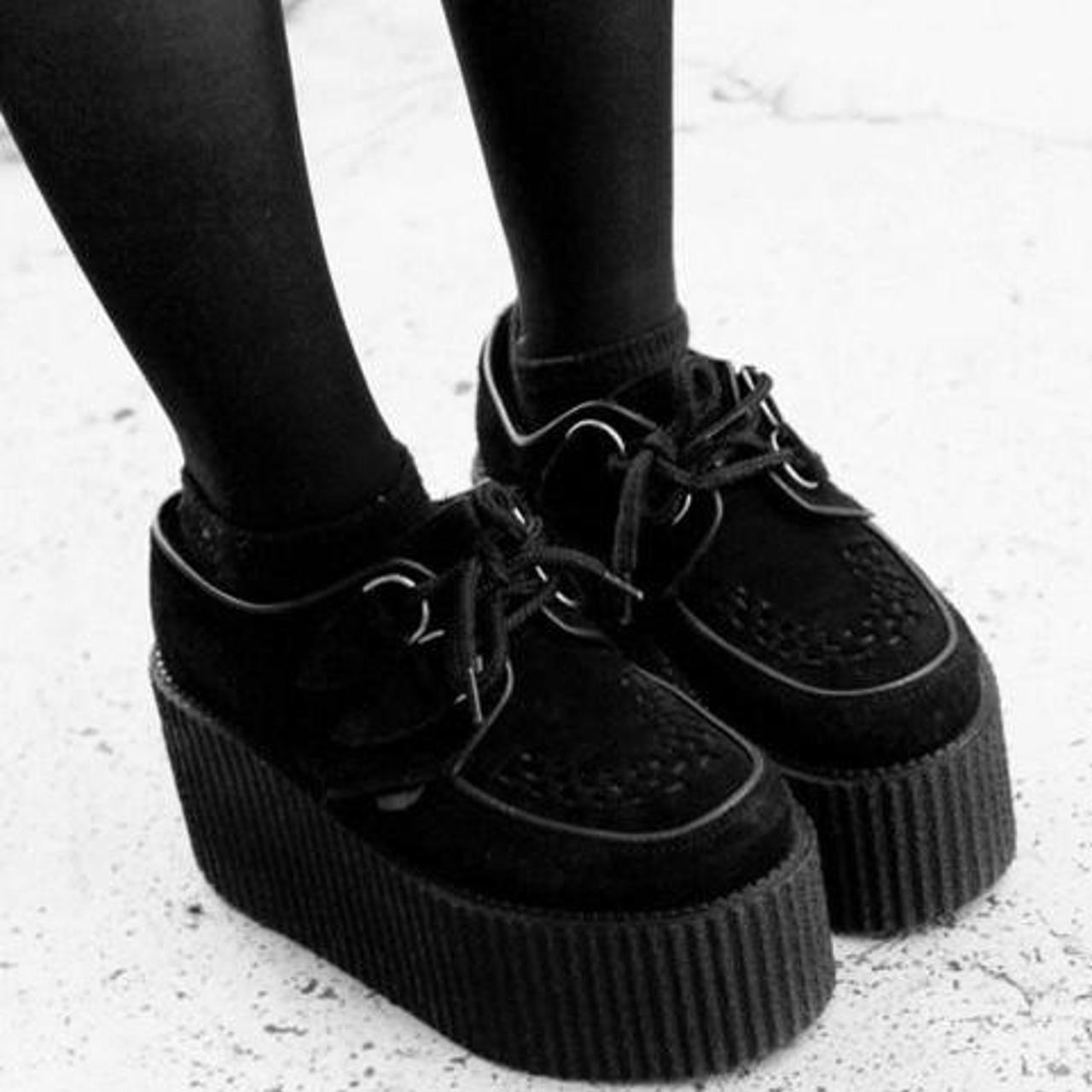 demonia creepers with coffin inside shoe and the... Depop