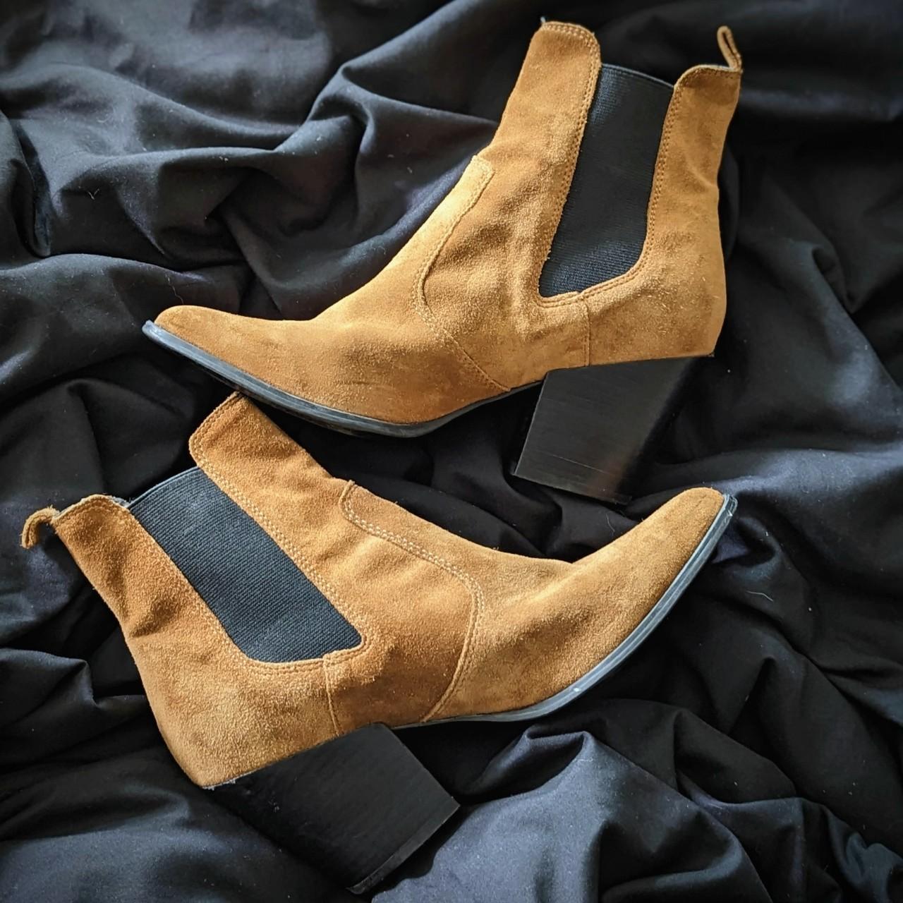 Steve madden store camel booties