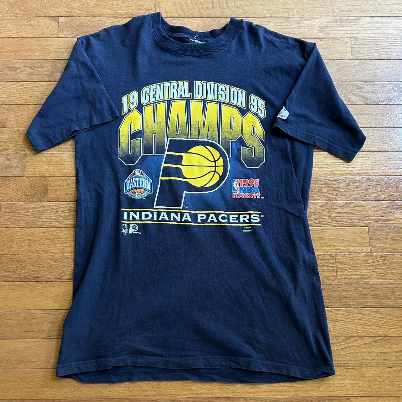 Vintage Indiana Pacers 1995 Division Champs - Depop