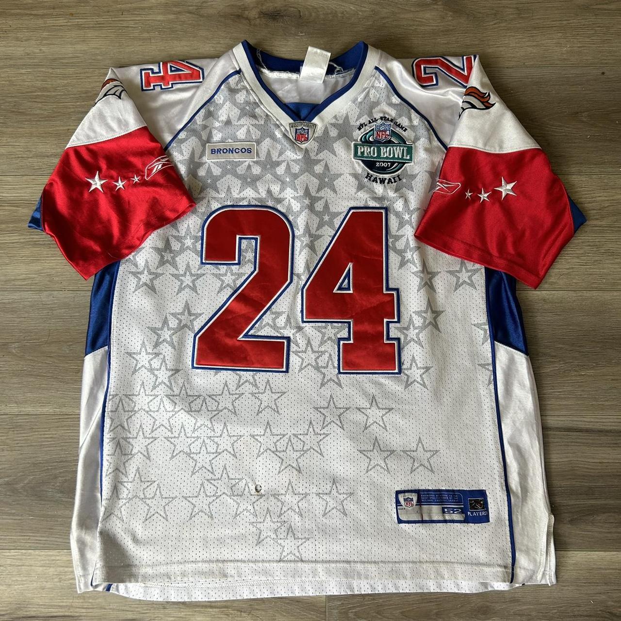 Vintage Champ Bailey Denver Broncos Football Jersey - Depop