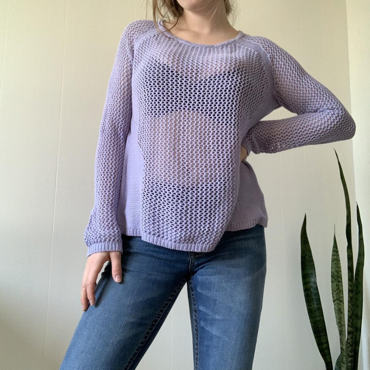 Silence + Noise Women's Purple Jumper