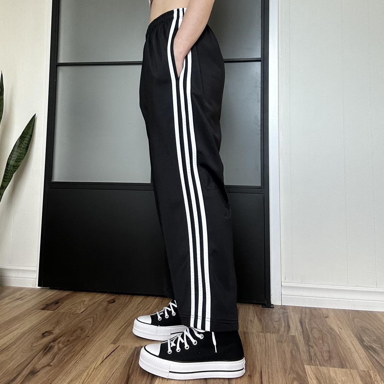 Adidas Women's Black and White Joggers-tracksuits (2)