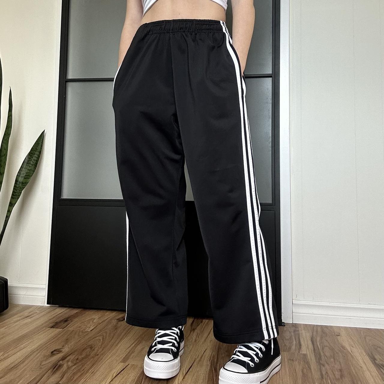 Adidas Women's Black and White Joggers-tracksuits (3)