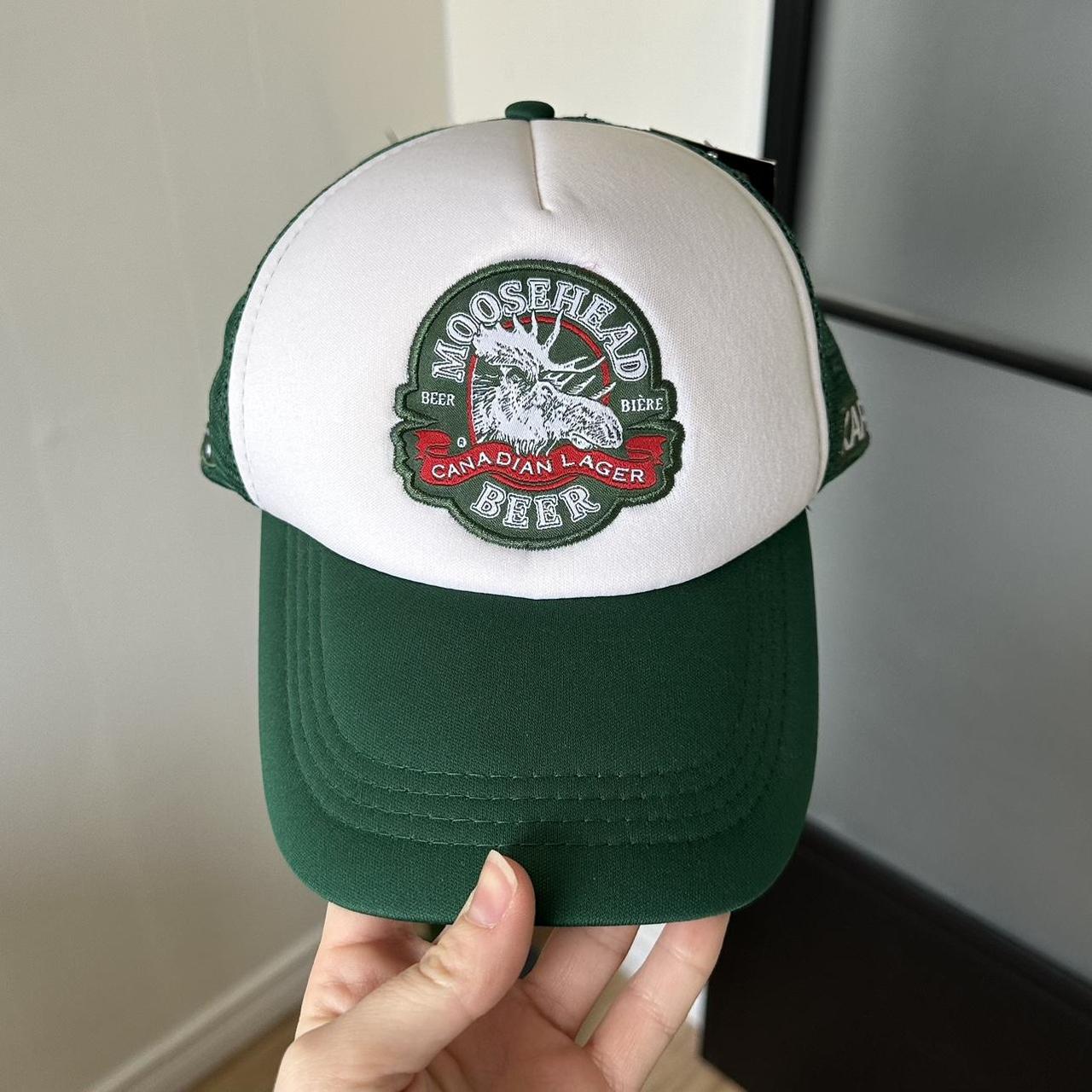 Men's Green and White Hat (2)