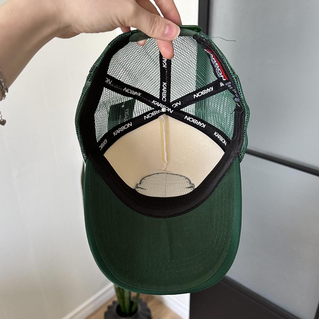 Men's Green and White Hat (4)
