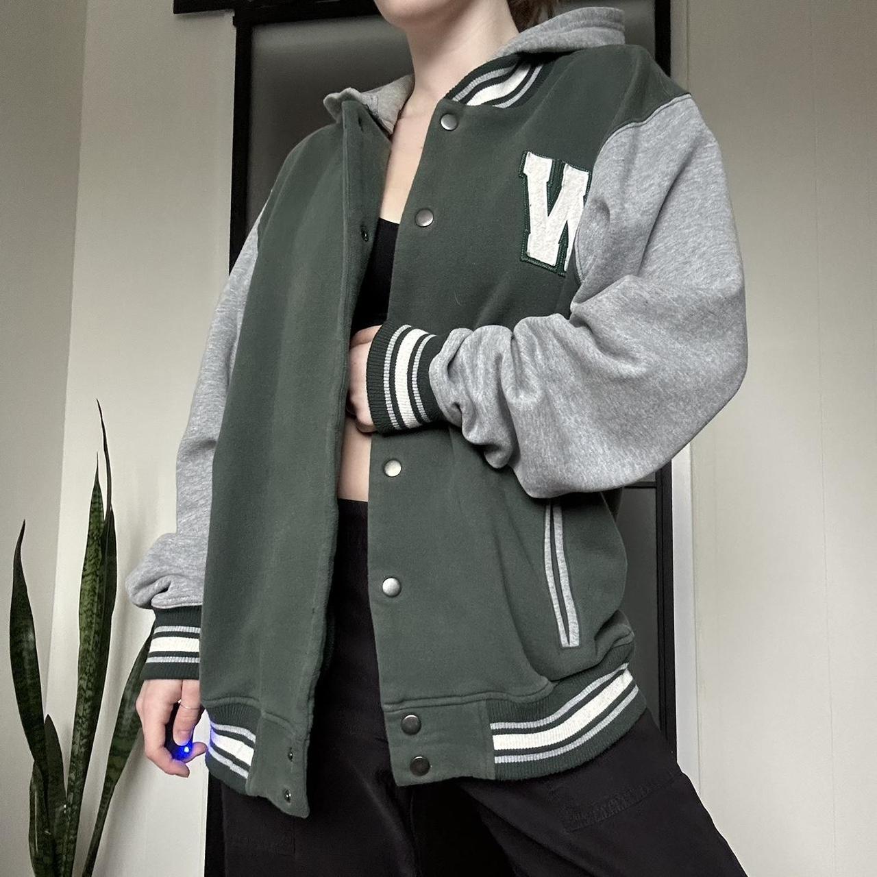 Women's Green and Grey Jacket