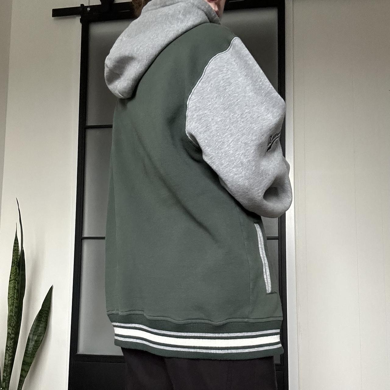 Women's Green and Grey Jacket (4)